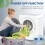 Homcom HOMCOM 4kg Vented Tumble Dryer, 800W Compact Freestanding Front 6