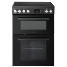 Teknix TKED64INDB 60cm Induction Double Oven Electric Cooker - Black