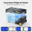 BougeRV CRD2 49L Car Fridge Dual Zone 12V Compressor Fridge Freezer 2