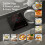COOKNANO Induction Cooktop Hot Plate, 2000W Single Induction Hob with 2