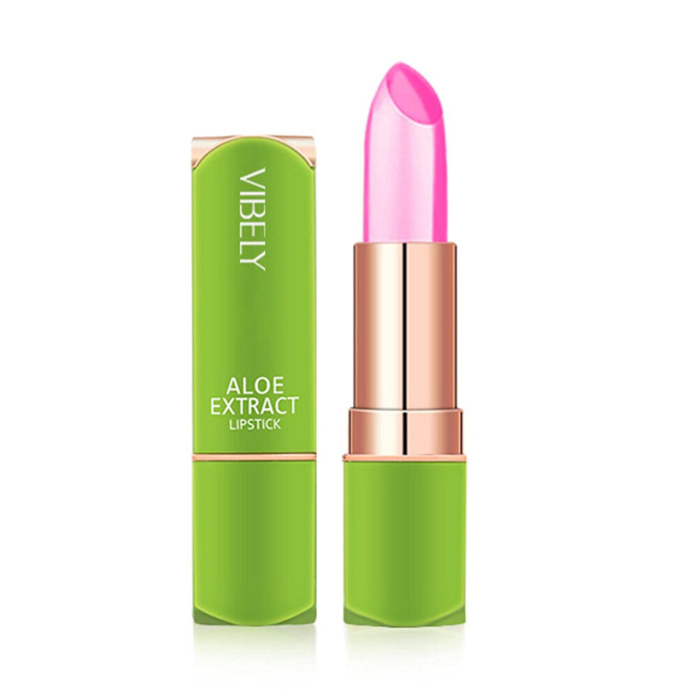 Aloe Vera Lipstick Waterproof Temperature Color Changing Jelly Lipstick Hydrating Long Lasting