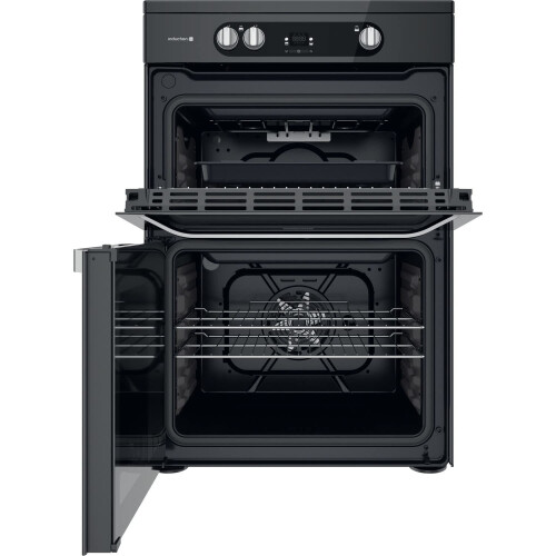 Hotpoint Hotpoint 60cm Double Oven Induction Electric Cooker - Black 1