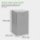 Willow W48UFIS Freestanding Under Counter Larder Fridge with Chiller 6
