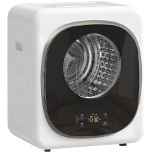 HOMCOM 4kg Vented Tumble Dryer, 800W Compact Freestanding Front