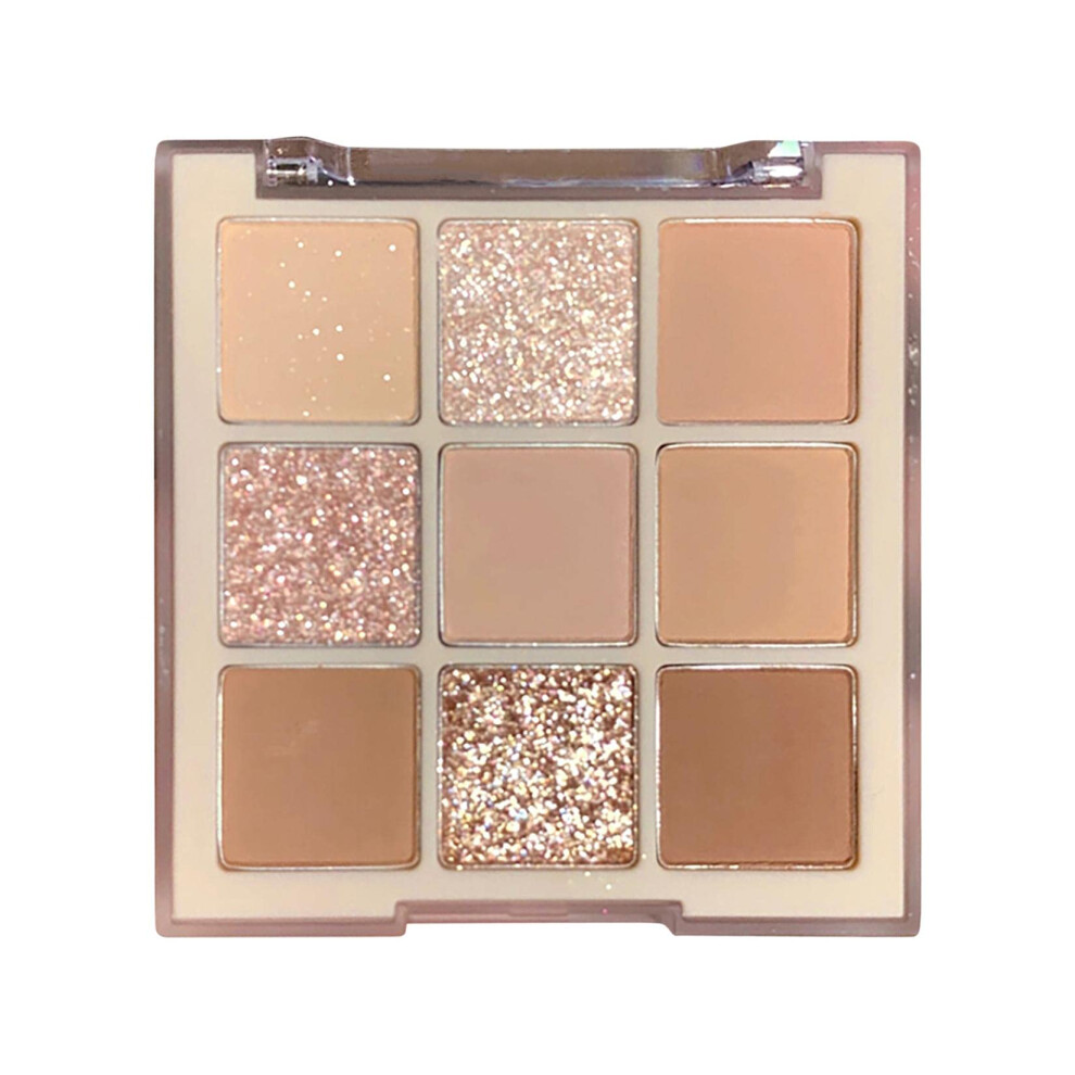 9 Color Matte Eyeshadow Palette Milk Latte Nude Kit Waterproof LongLasting Vegan Formula