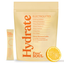 Free Soul Hydrate | Electrolyte Hydration Sachets | Zero Sugar | 30 Sachets | Advanced Electrolyte Powder with Sodium, Magnesium, Vitamin C