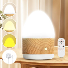 SAD Lamp - 360 UV-Free SAD Light Therapy Lamp, 10000 LUX Light for Seasonal Affective Disorder, UV-Free Sunlight with Remote Control, 3