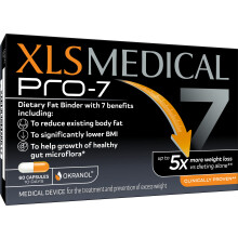 XLS Medical PRO-7 - Weight Loss Pills - Up to 5X More Weight Loss Versus Dieting Alone, 7 Clinically Proven Benefits - 60 Capsules - 10 Day