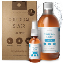 Premium Colloidal Silver 40ppm 500mL Optimal Concentration Formula, Smaller Particles, Better Results Laboratory Certified Liquid