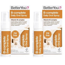 BetterYou B-Complete Daily Oral Spray, Pill-Free Vitamin B Complex Supplement, Formulated Blend of All 8 B Vitamins, Including B12 to