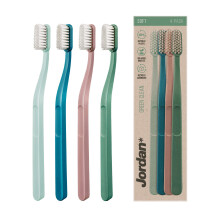 Jordan | Green Clean Manual Toothbrush | Award Winning Sustainable Toothbrush Made from Recycled Materials | Eco-Friendly | Scandinavian