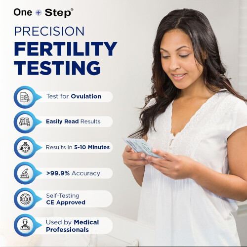 30 x One Step Ovulation Strips 20miu/ml Test Kit Sensitive Fertility Predictor Testing Sticks (Wide Width) 1