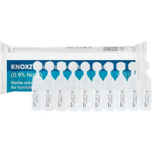 KNOXZY Isotonic Saline Solution 0.9% - Sodium Chloride NaCl - Inhalation Saline Solution for Humidifying The Airways – 2.5 ml Unit Dose