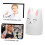 Silicone Nail Art Stamper with Scraper, Cute Bunny Design, Fast Pattern Transfer for Manicure 2