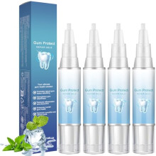 SarMee 4pcs Mullein Gum Repair Gel, Teeth Whitening Essence Pen, Gum Shield Soothing Gel (2)