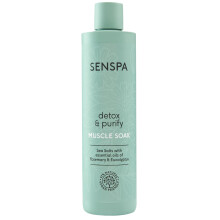 SenSpa Detox & Purify Muscle Soak – Dead Sea Salt Soak – Post Workout Recovery – Essential Oil Blend – Tension Easing/Vegan Muscle Relief