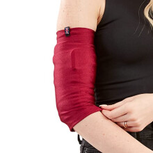 LimbO PICC Line Sleeve - Cover PICC line & Midline | Soft, breathable, stretchy lycra | Unisex (L, Burgundy)