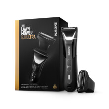 MANSCAPED The Lawn Mower 5.0 Ultra Groin & Body Hair Trimmer – Dual-Head SkinSafe Trimmer & Foil Blades, Waterproof Wet/Dry Groomer,