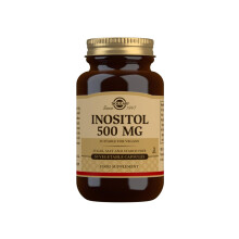 Solgar Inositol 500 mg Vegetable Capsules - Vitamin B8 - Vegan, Vegetarian, Kosher, 50 Count (Pack of 1)