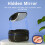 Denture Bath Box and Denture Brush Denture&Retainer Set, Denture Case with Mirror (Black) 4