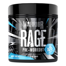 Warrior Rage Pre-Workout Powder, 300 mg Caffeine High Stim Energy Booster with Beta-Alanine, Creatine, BCAAs, Citrulline & AAKG for Focus,