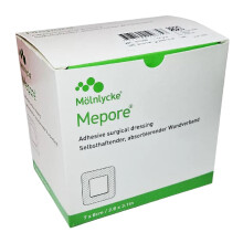 Medical-Grade Mepore Self-Adhesive Dressing: 7cm x 8cm (Pack of 55)
