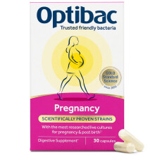 Optibac Probiotics Pregnancy - Most Researched Pregnancy Probiotics - Also for Breastfeeding & Post Birth - for Gut & Intimate Flora - 30