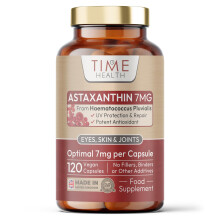 Astaxanthin - 7mg Optimal Dose - 120 Capsules - Super Antioxidant - Haematococcus Pluvialis - 100% Pure Natural Bioavailable 4 Month Supply