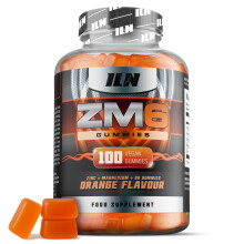 ZM6 – High Strength Zinc and Magnesium Gummies – 100 Vegan Gummies (Orange Flavour) – Supplement for Men and Women - Zinc Citrate and
