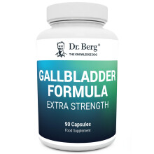 Dr. Berg's Gallbladder Formula Extra Strength - Promotes Digestive Comfort & Improved Absorption of Nutrients & More Satisfied After Meals
