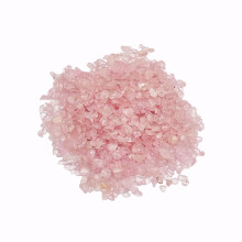 VMDEKK Rose Quartz Chips Stones,Fish Tank Gravel and Pink Healing Crystals Bulk for Decorate,Tumbled Stone Shaped Stones for