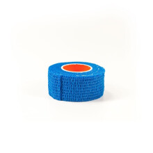 First Aid 4 Sport Latex Free Cohesive Bandage - 2.5cm x 4.5m Blue - 1 Roll