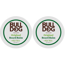 BULLDOG SKINCARE - Original Beard Balm, For Condition & Light Hold, For All Beard Types, 75g (Pack of 2)