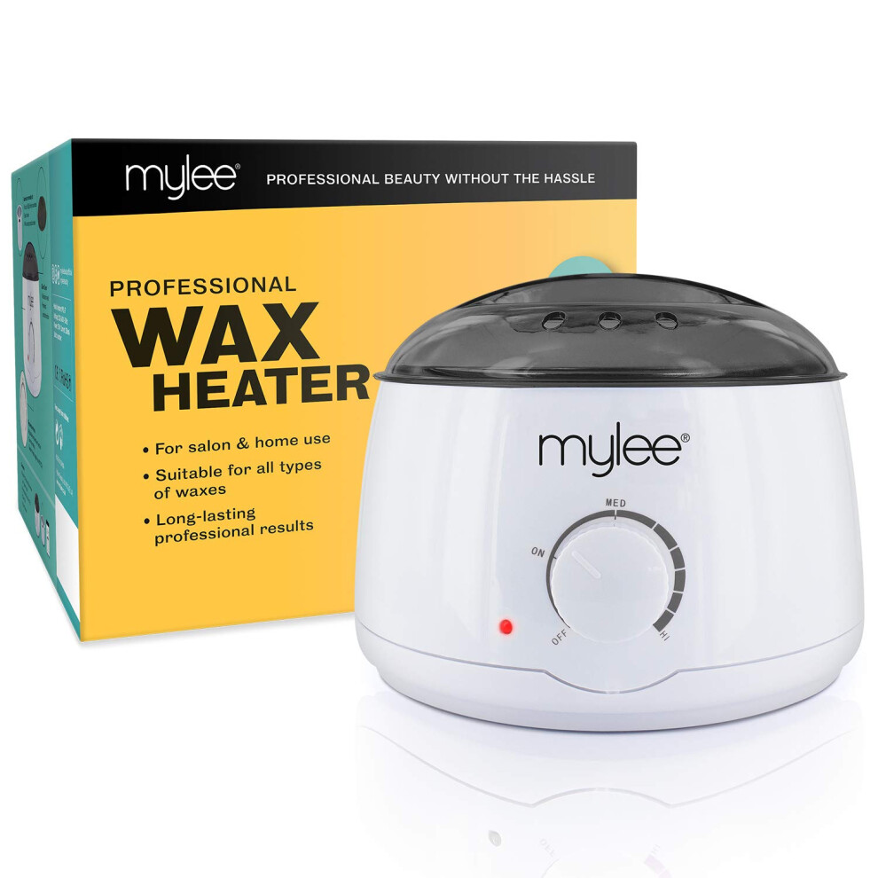 Mylee Professional Wax Heater Warmer With Handle Pot 500Ml For Paraffin, Soft & Crã¨Me Wax, Salon Quality Hair Removal, Depilatory Waxing Melter, Adju