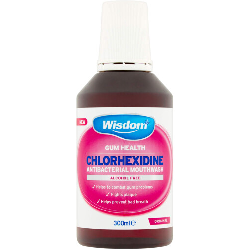 Wisdom Chlorhexidine Mouthwash Original - Alcohol Free 300ml