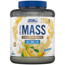 Applied Nutrition Critical Mass Professional - Weight Gain Protein Powder, High Calorie Weight Gainer, Lean Mass (2.4kg - 16 Servings)