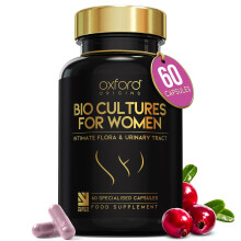 Advanced Probiotics for Women | Made in The UK | Scientifically Formulated Vaginal Probiotics | Cranberry Extract UTI Supplements for
