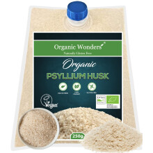 Organic Psyllium Husk Powder (250g) | 99% Pure | High in Fibre | Digestive Support, Regularity & Weight Management | 50+ Servings |
