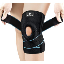 NEENCA Knee Brace with Side Stabilizers & Patella Gel Pads, Adjustable Compression Knee Support Braces for Knee Pain, Meniscus