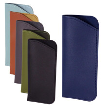 Glasses Cases, 6 Pcs Soft Reading Glasses Case Leather Spectacle Cases Portable Sunglasses Pouch Eyeglasses Storage Bags for Women Men