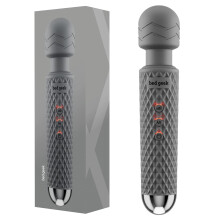 bed geek Handheld Wireless Personal Wand Massager – Waterproof, USB Rechargeable, 20 Vibration Patterns, 8 Speeds, Memory Feature,