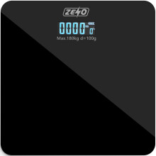 ZENO Digital Bathroom Scales | Accurate Weight Scales with LED Display | Easy To Use | Black