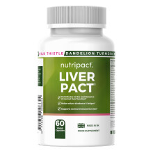 Liver Pact 14-in-1 Liver Support Complex – 7986mg per Serving – with Milk Thistle, Dandelion Leaf, Artichoke Extract, Choline, Turmeric,