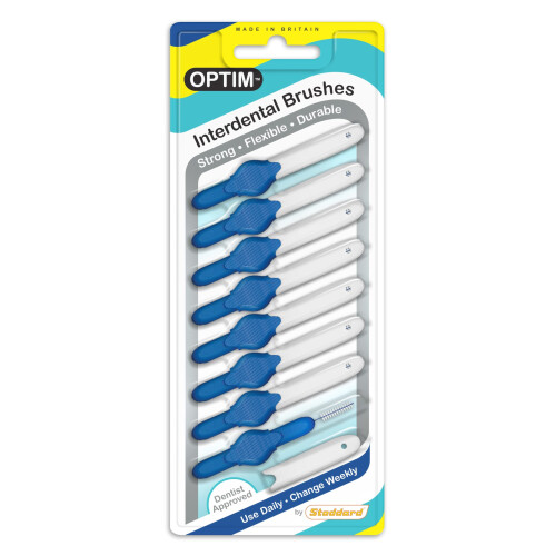 Myprotein Optim Interdental Brush Blue 8 pack Size 3 0.6mm