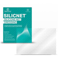 Silicnet Silicone Net Dressing Non-Adherent, Flexible, and Breathable Dressing for Delicate Skin – Ideal for Surgical Wounds 10x7.5cm 5pc