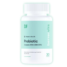 Bettervits Probiotics for Gut Health | 30 Billion CFU for Adults | Bloating Relief & Complete Gut Repair | with Acidophilus, Prebiotic