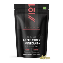 Organic Apple Cider Vinegar 1920mg - with Turmeric, Ginger & Cayenne Pepper - 60 Vegan Capsules – Raw Unfiltered with The Mother by Alpha01