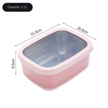 Portapranzo in acciaio inox con coperchio, contenitore refrigerato di grande capacità per la conservazione degli alimenti, contenitore per la