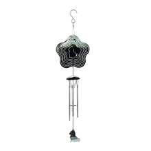 Windspiel, Windspinner, Außendekoration, Windspiel mit 4 verdickten Aluminiumrohren für Mama, Oma, Frauen