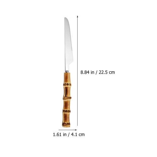 3 σετ μαχαιροπήρουνα μπριζόλας επαναχρησιμοποιήσιμα από ανοξείδωτο ατσάλι 2